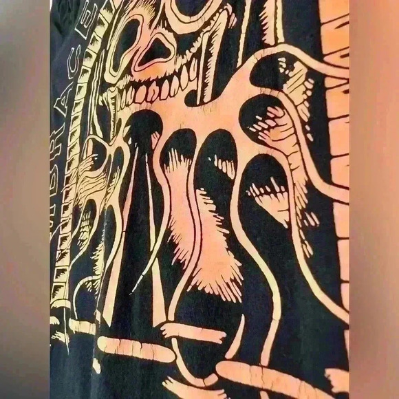 Embrace the Unknown Skull Black Graphic T-Shirt Goth Emo Punk Indie Sleeze XS - Picture 9 of 9